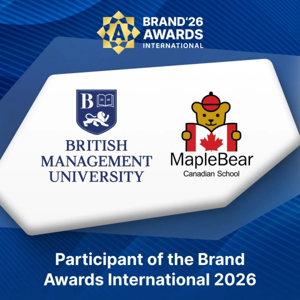 ⭐️ British Management University и Maple Bear Canadian School (https://www.maplebear.uz/) участники премии Brand Awards International 2026