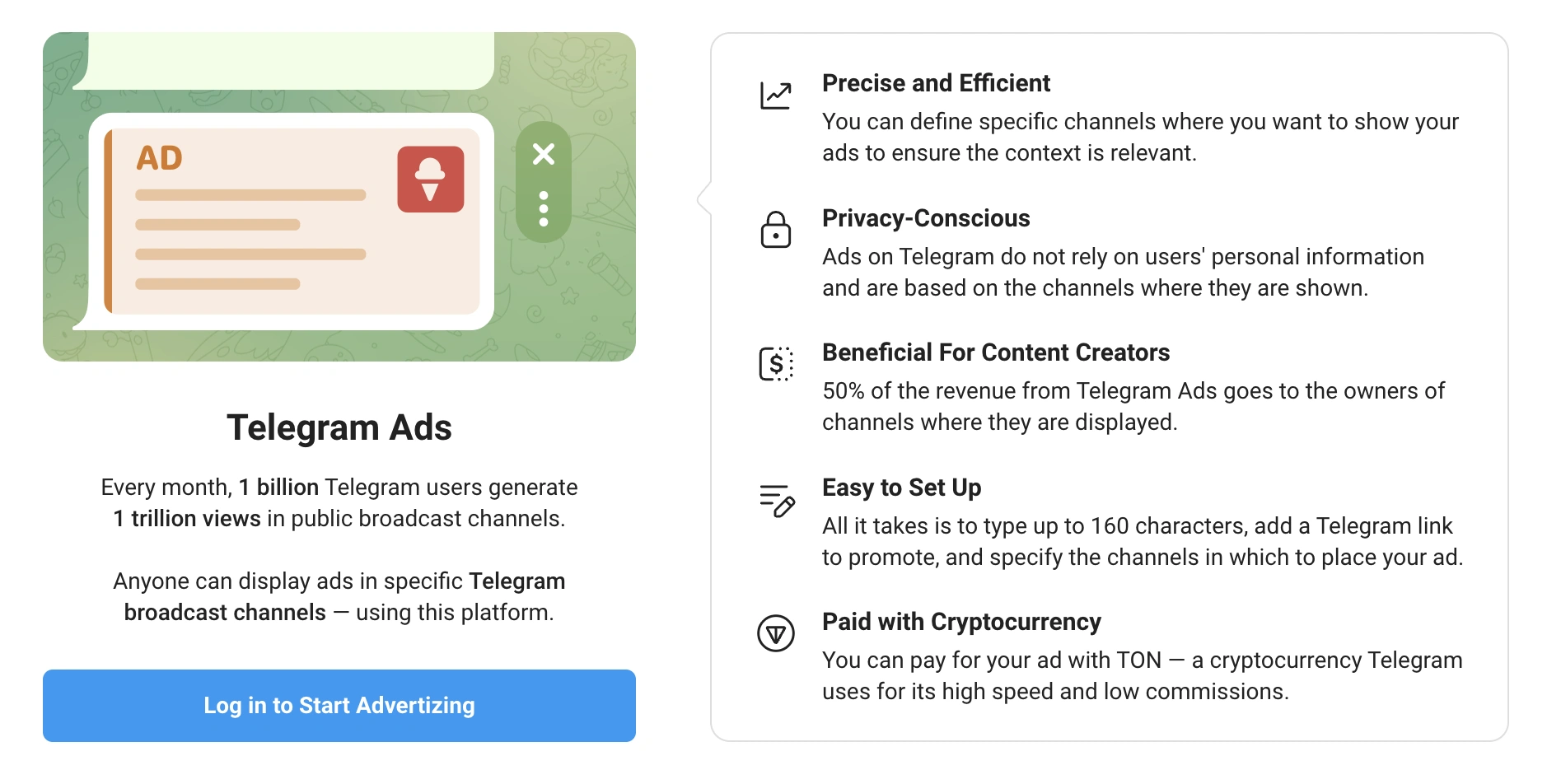 Как самостоятельно запустить рекламу в Telegram в Узбекистане через Telegram Ads — официальную рекламную платформу